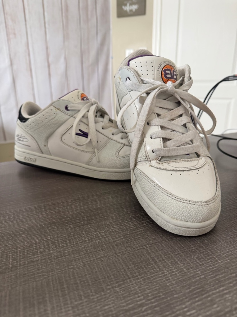 Lakai Limited Footwear Brandon Biebel Pro Model Skateboard Shoes Size 9